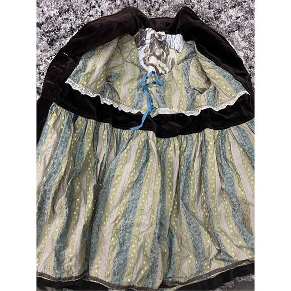 Jottum Brown Velvet Rembrandt Little Girls Jacket - Picture 4 of 12